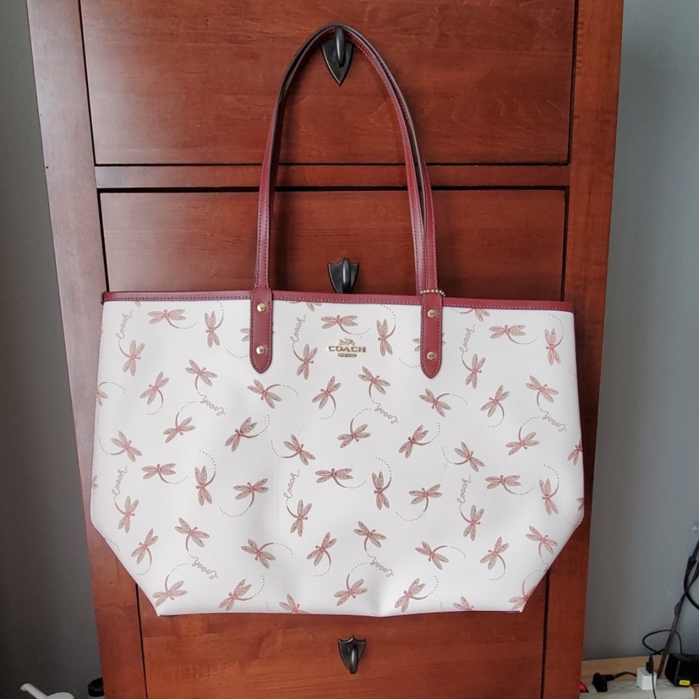 Reversible Dragonfly Coach Bag